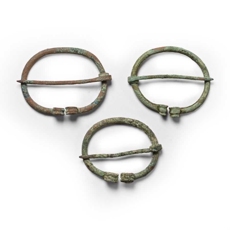Viking Bronze Penannular Brooch Collection