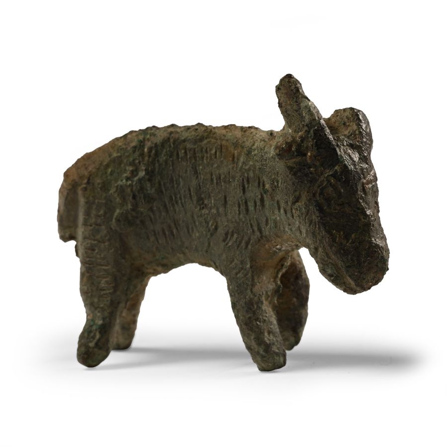 Roman Bronze Votive Ram Figure