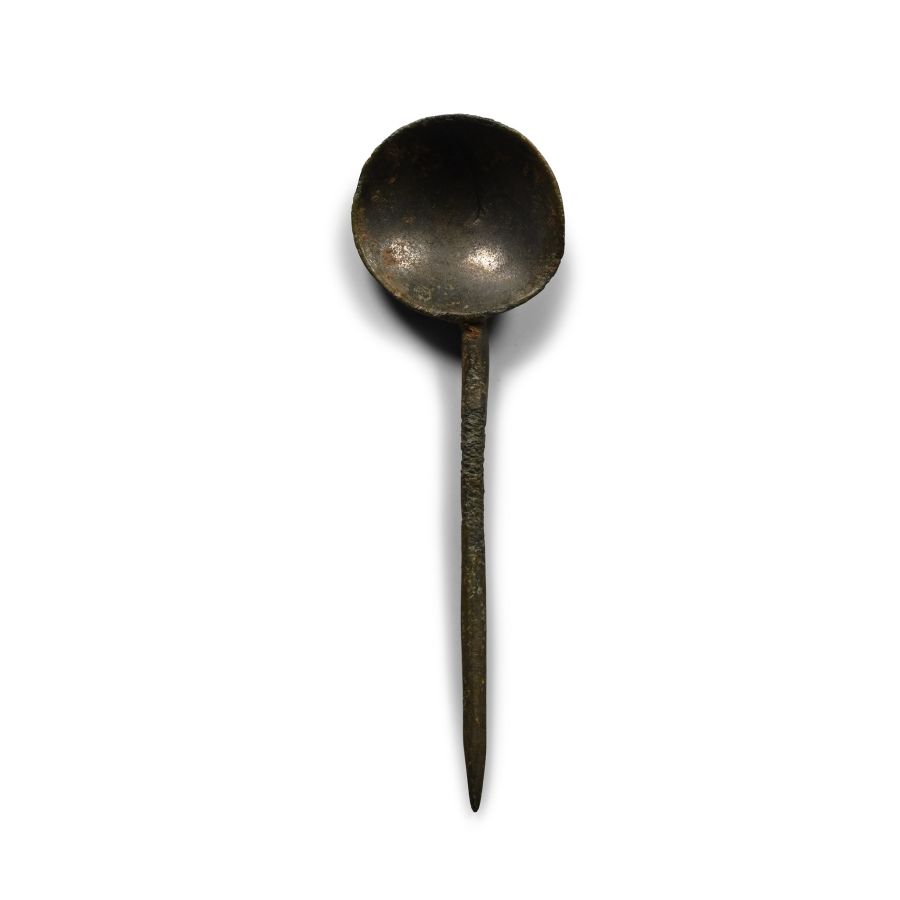 Byzantine Tinned Bronze Apothecary Spoon