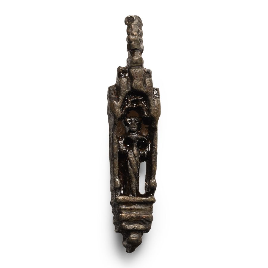 Medieval Bronze Figural Mount