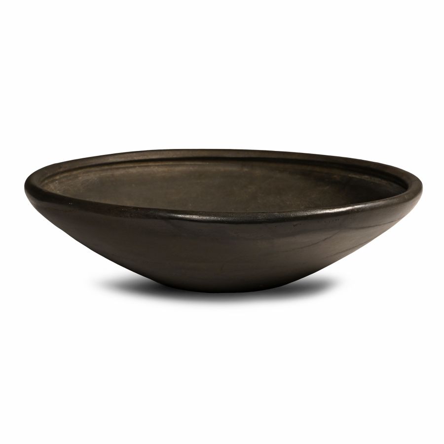 Egyptian Black Stone Lipped Bowl