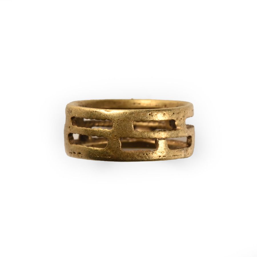 Western Asiatic Gold Hair Ring
