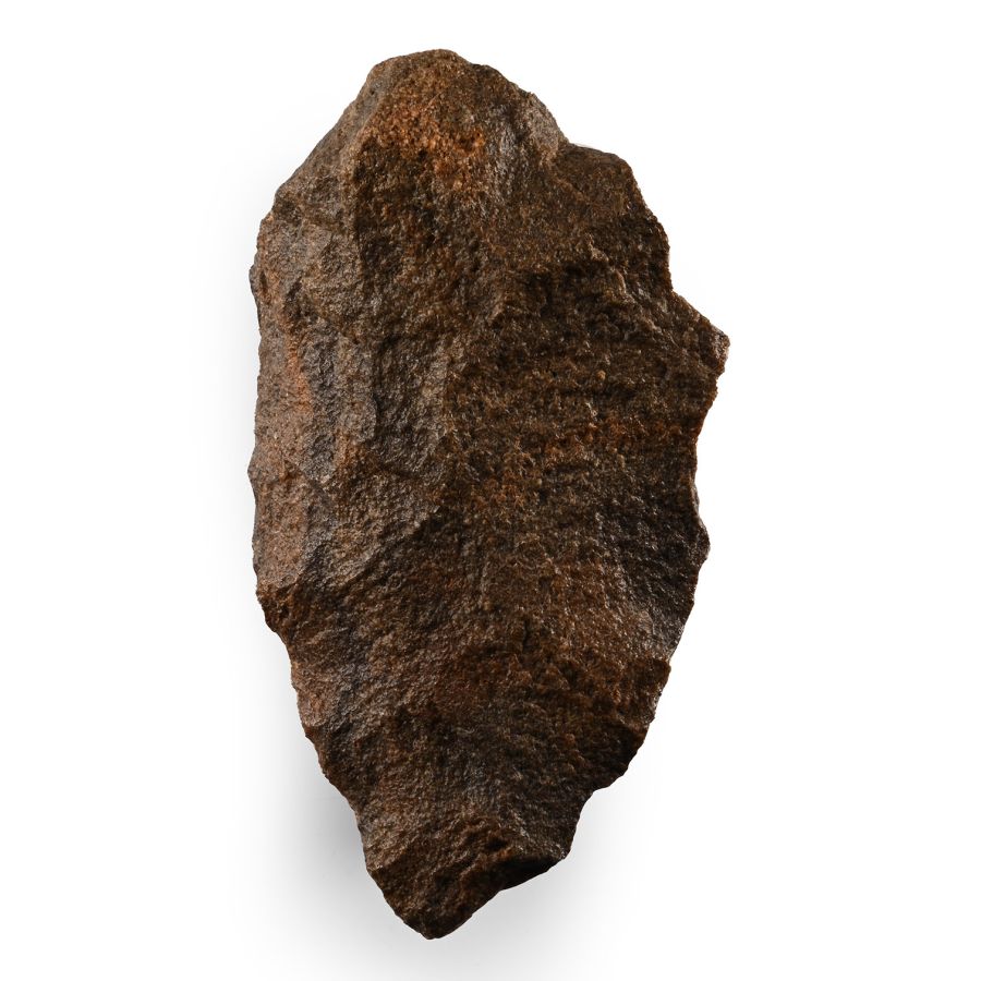 Stone Age Acheulean Dark Red Quartzite 'Homo Erectus' Handaxe