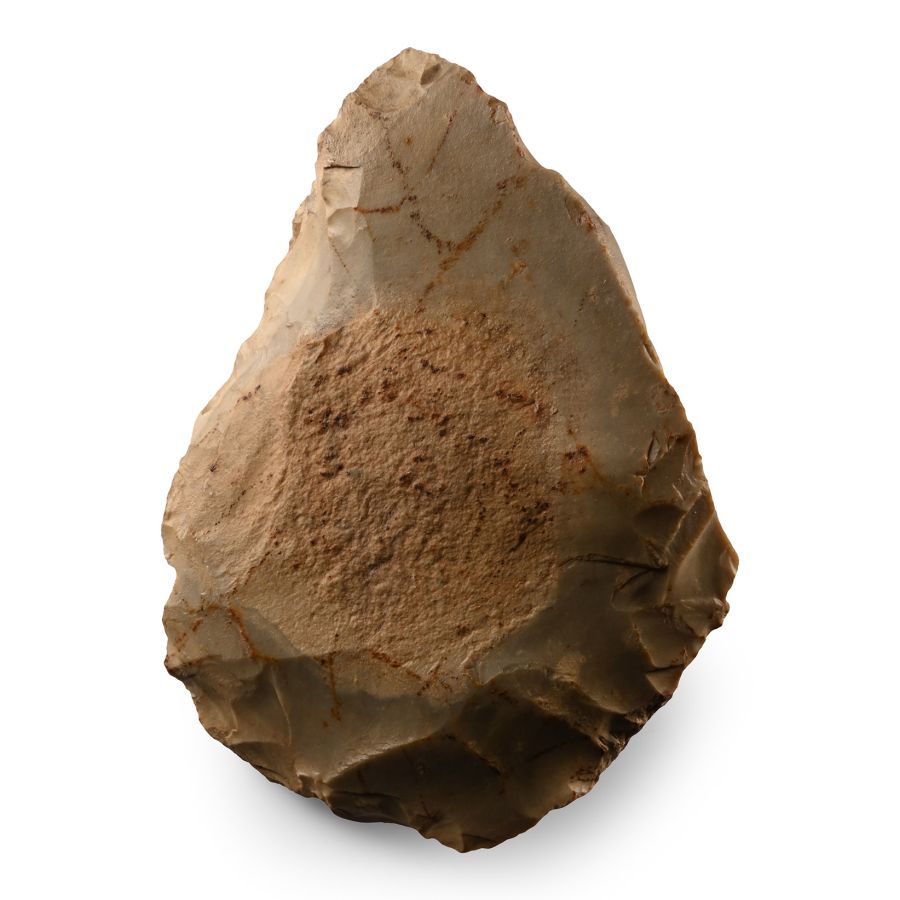 Stone Age Taillebourg Cordate Flint Handaxe