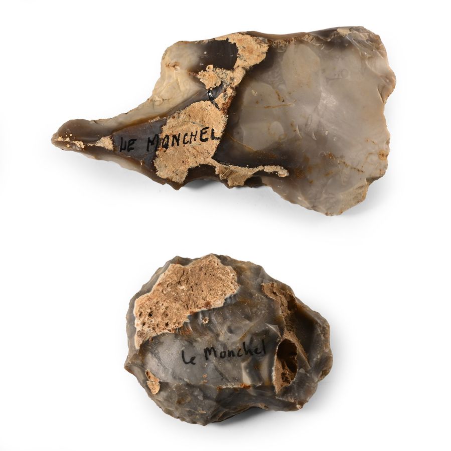 Stone Age Le Monchel Flint Tool Group