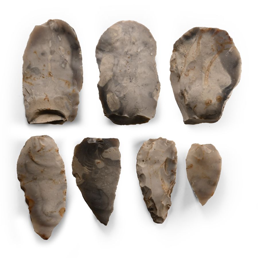 Stone Age Touvent Flint Tool Group