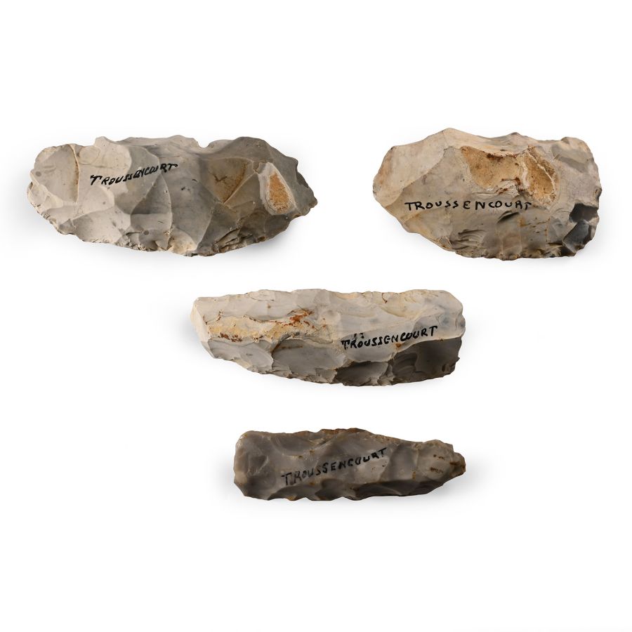 Stone Age Troussencourt Flint Tool Group