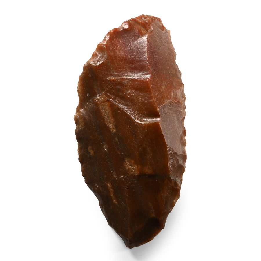 Stone Age Red Jasper Leaf-Shaped  Knife