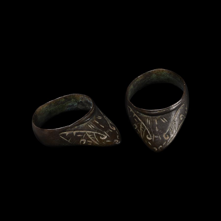 Medieval Bronze Archer's Thumb Ring