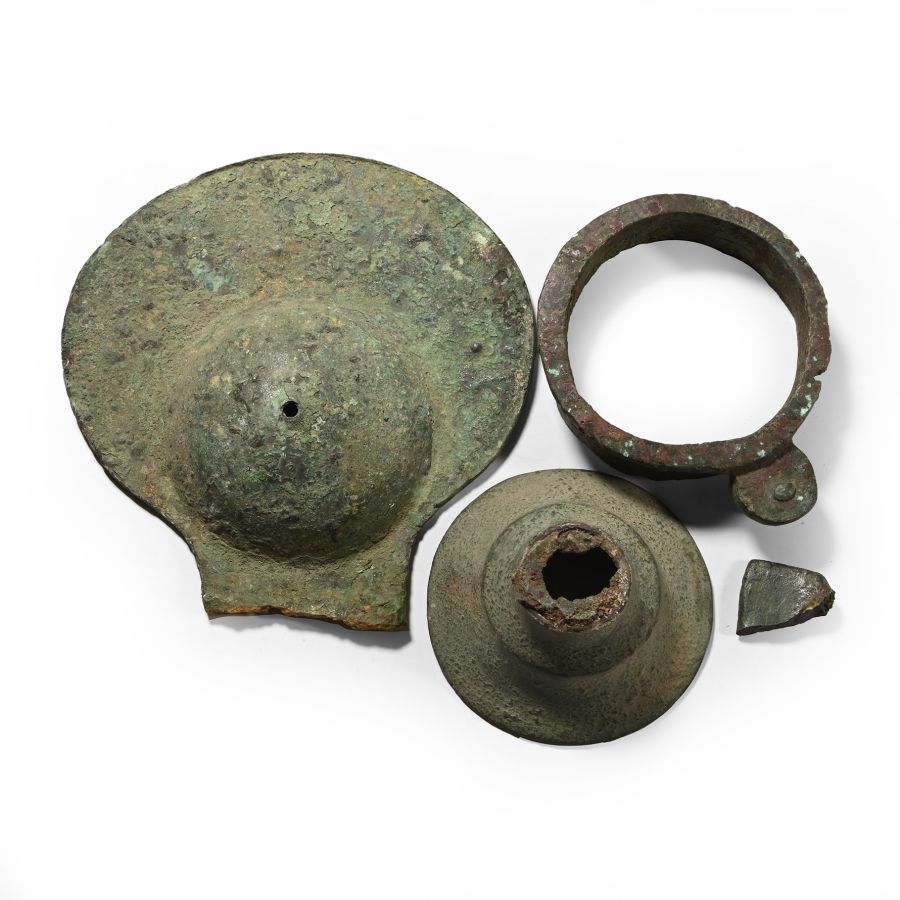 Greek Bronze Fragmentary Artefact Group
