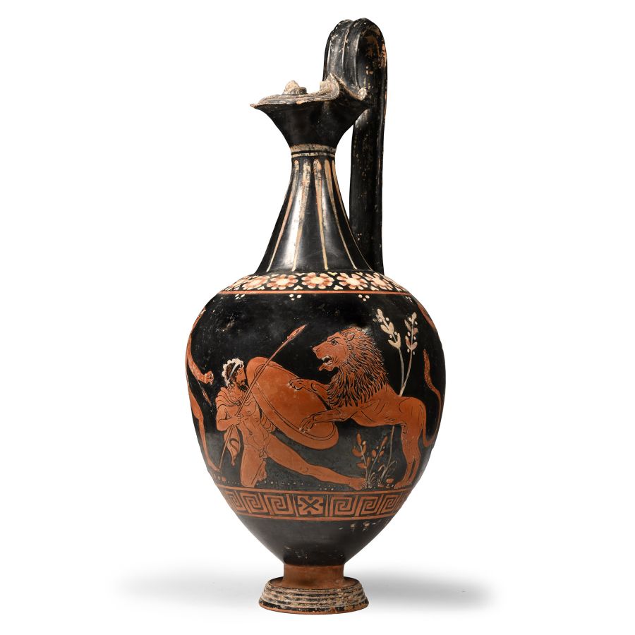Greek Style Terracotta Oinochoe