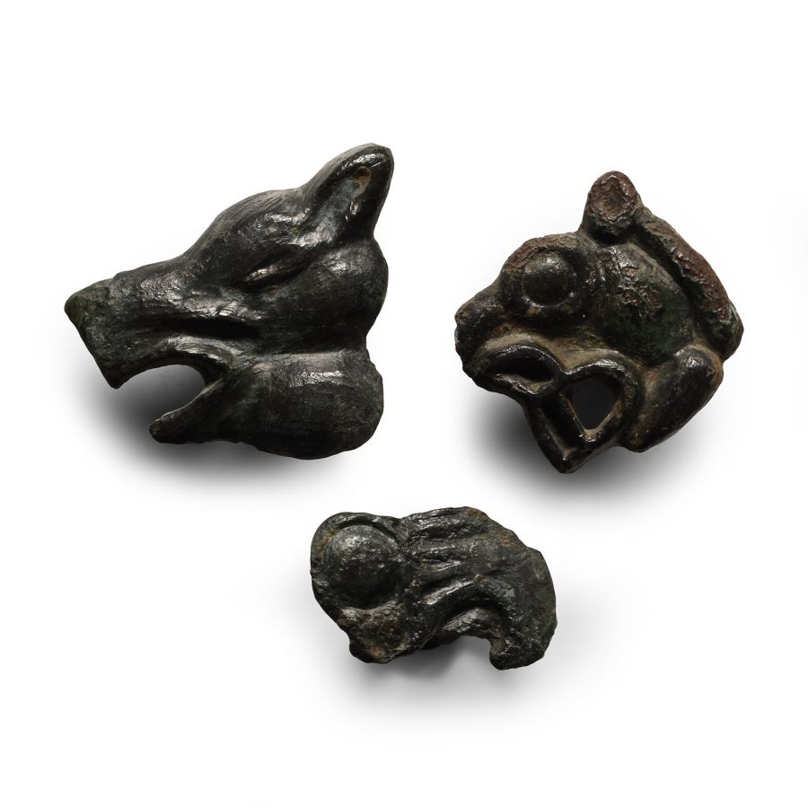 Scythian Bronze Animal Mount Group