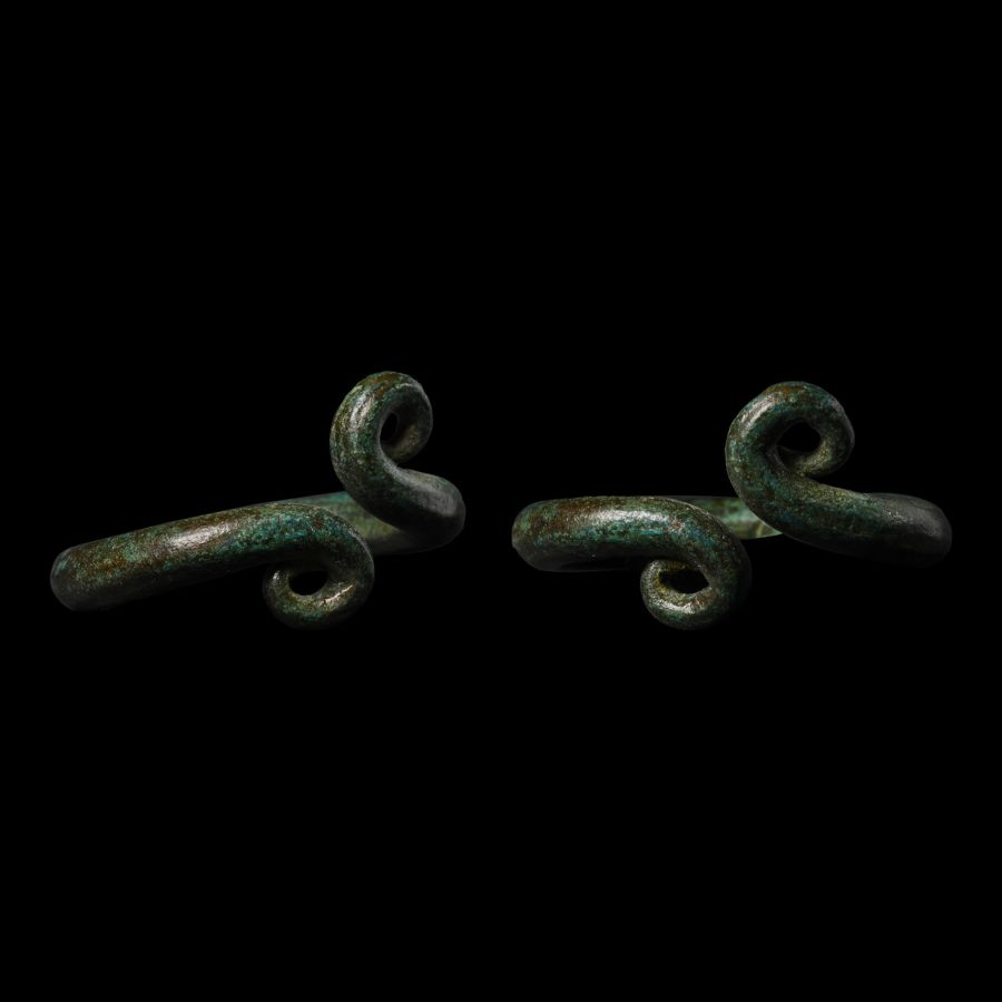 Bronze Age Ring with Scrolled Terminals