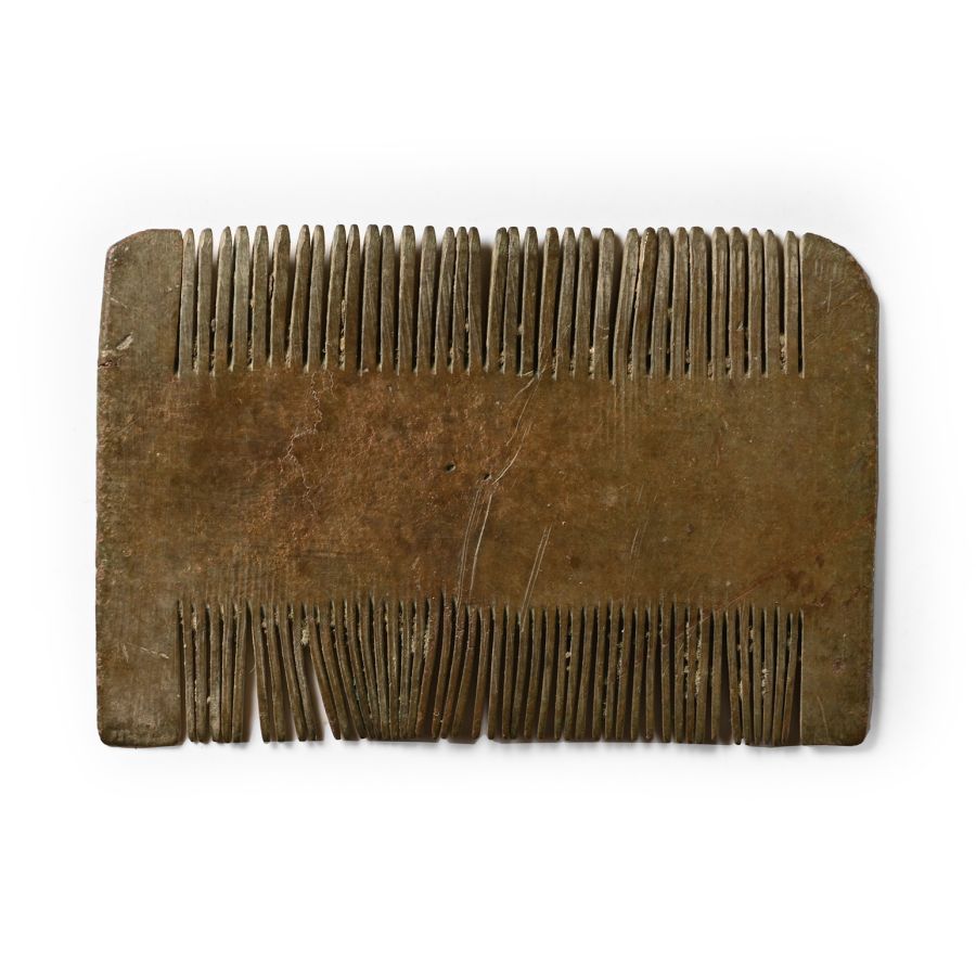 Viking Age Bronze Double-Sided Comb