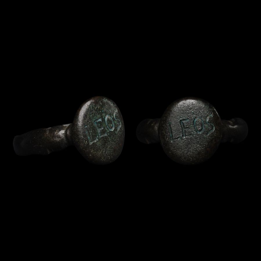Roman Bronze Ring with LEOS