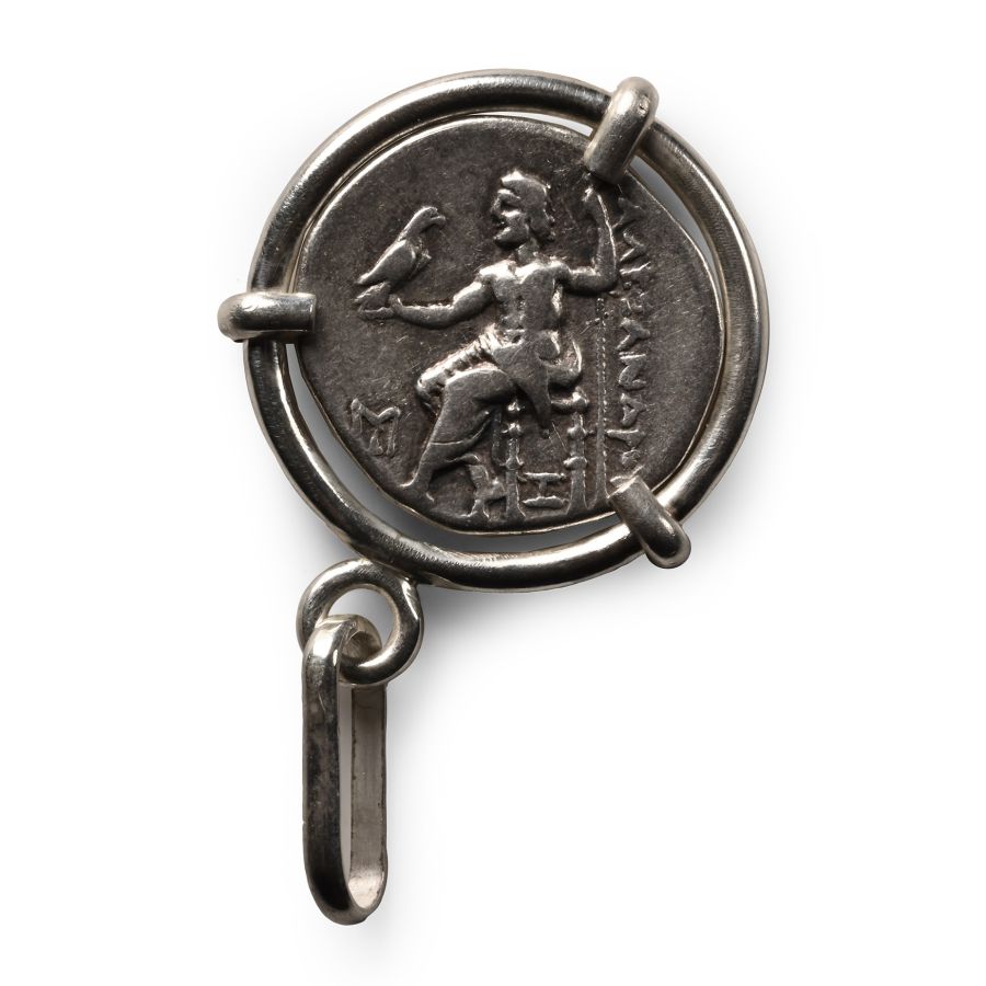 Greek Silver Alexander the Great Drachm Pendant