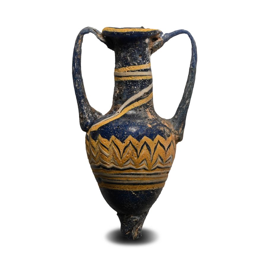 Greek Core-Formed Glass Amphora