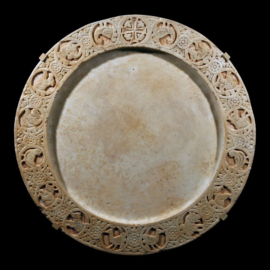Byzantine Marble Table Top with Roundels