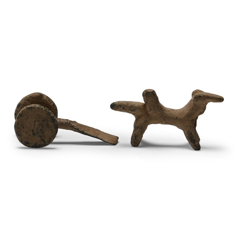 Syro-Hittite Bronze Animal and Cart