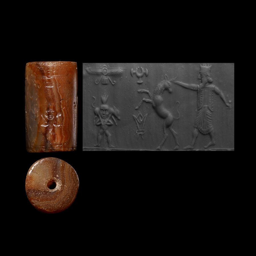 Achaemenid Stone Cylinder Seal