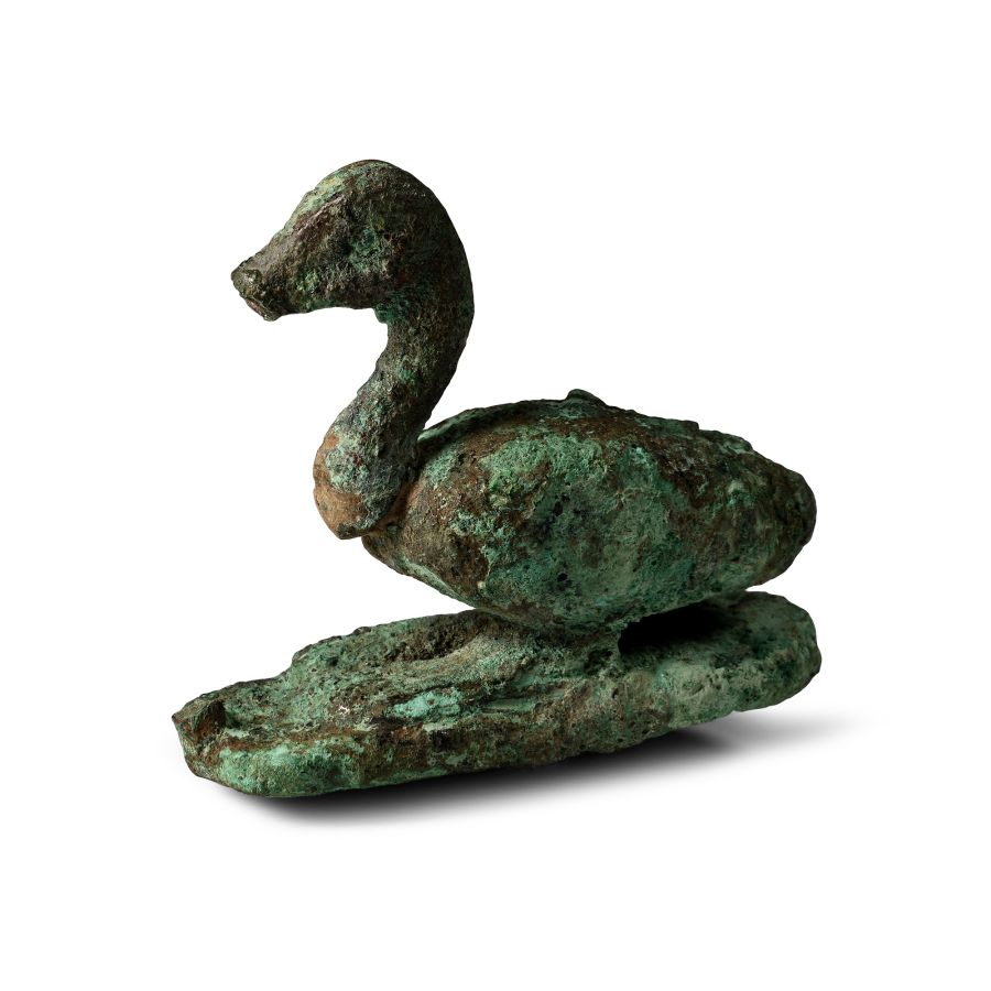 Egyptian Bronze Ibis Attachment