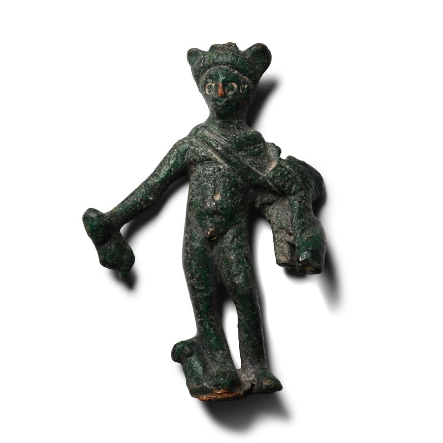 Roman Bronze Mercury Statuette
