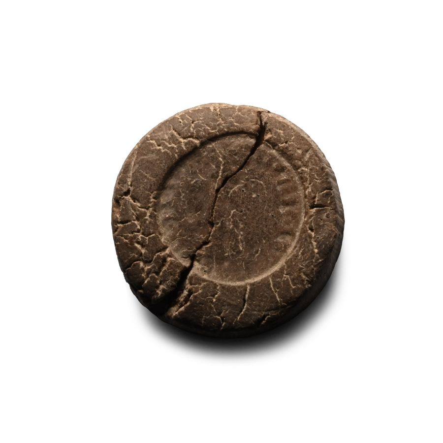 Roman Bifacial Terracotta Forger's Coin Mould