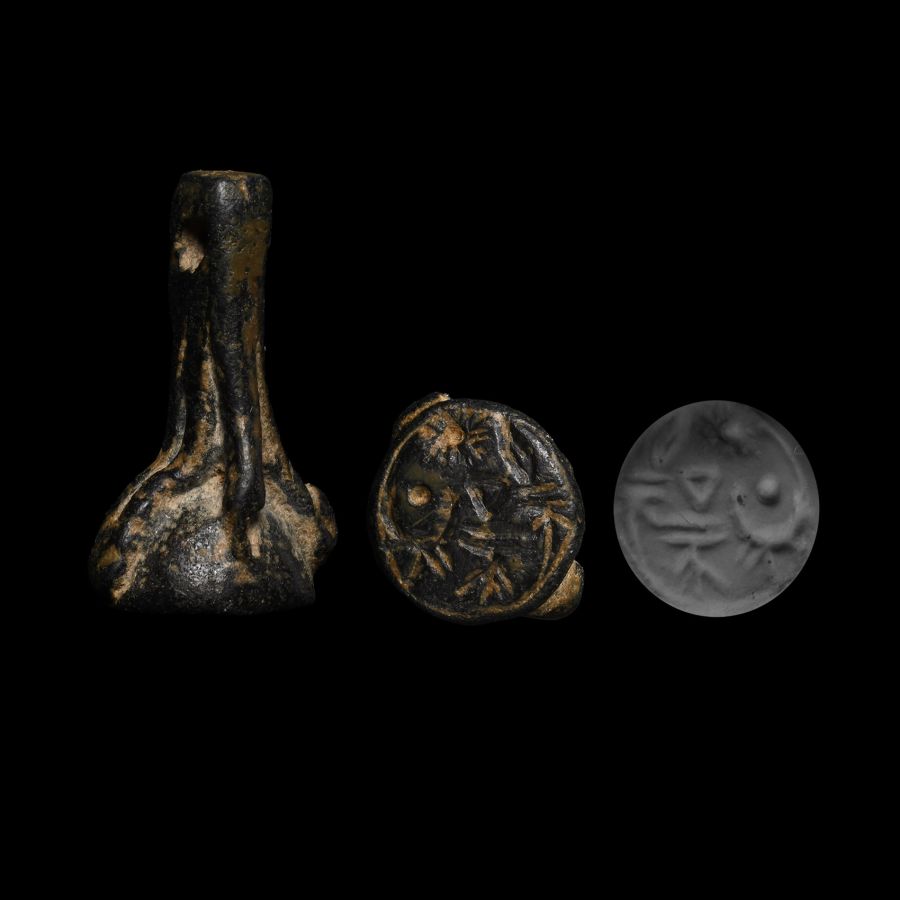 Western Asiatic Bronze Foot Stamp Seal