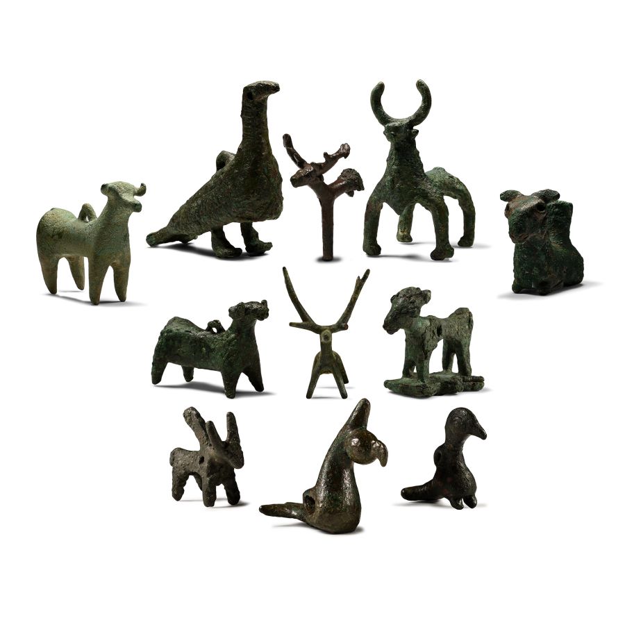 Amlash Bronze Collection of Animals