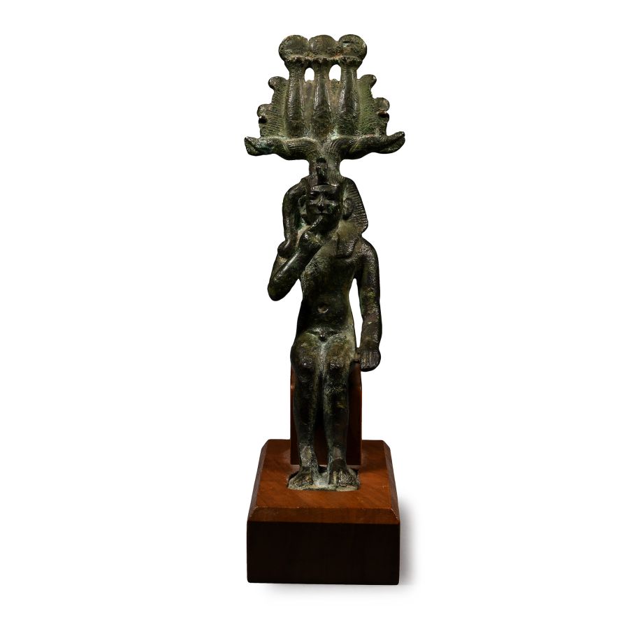 Egyptian Bronze Figure of Harpocrates