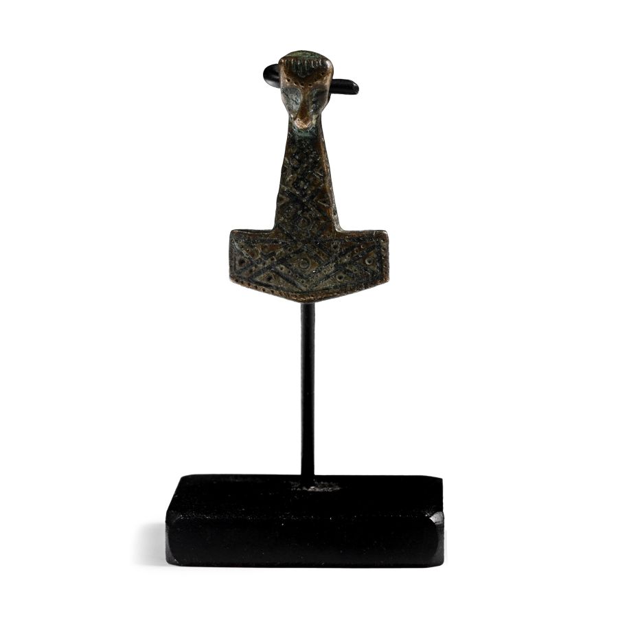 Viking Silver Thor's Hammer Pendant
