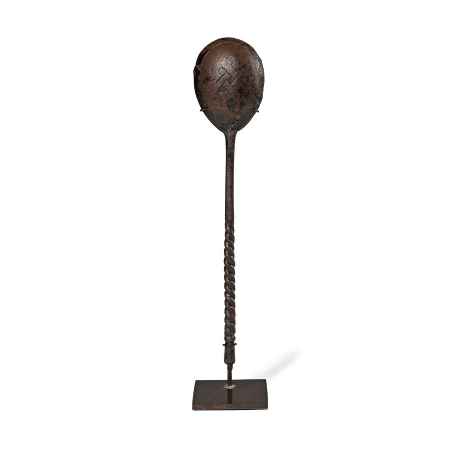 Viking Bronze Decorated Spoon