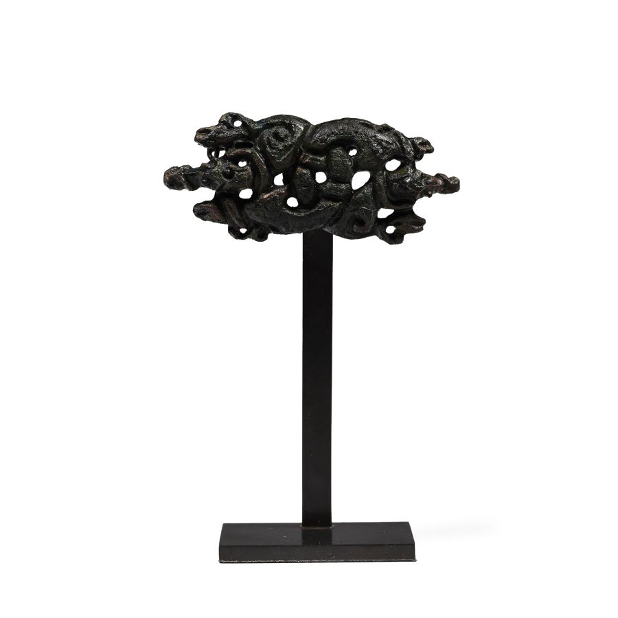 Viking Mount with Entwined Beasts
