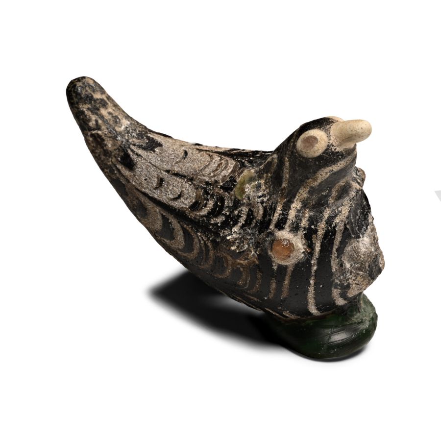 Western Asiatic Core Formed Glass Bird