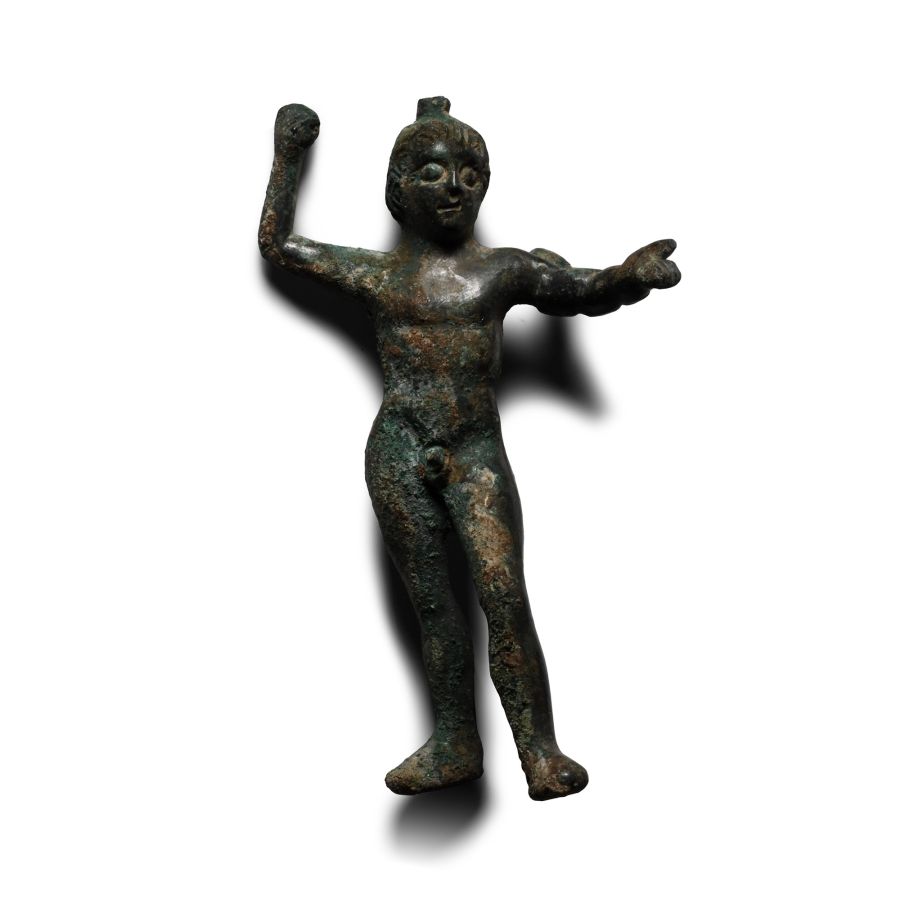 Roman Bronze Statuette of Zeus