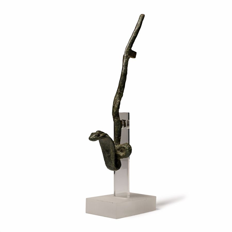 Egyptian Bronze Cobra Mount
