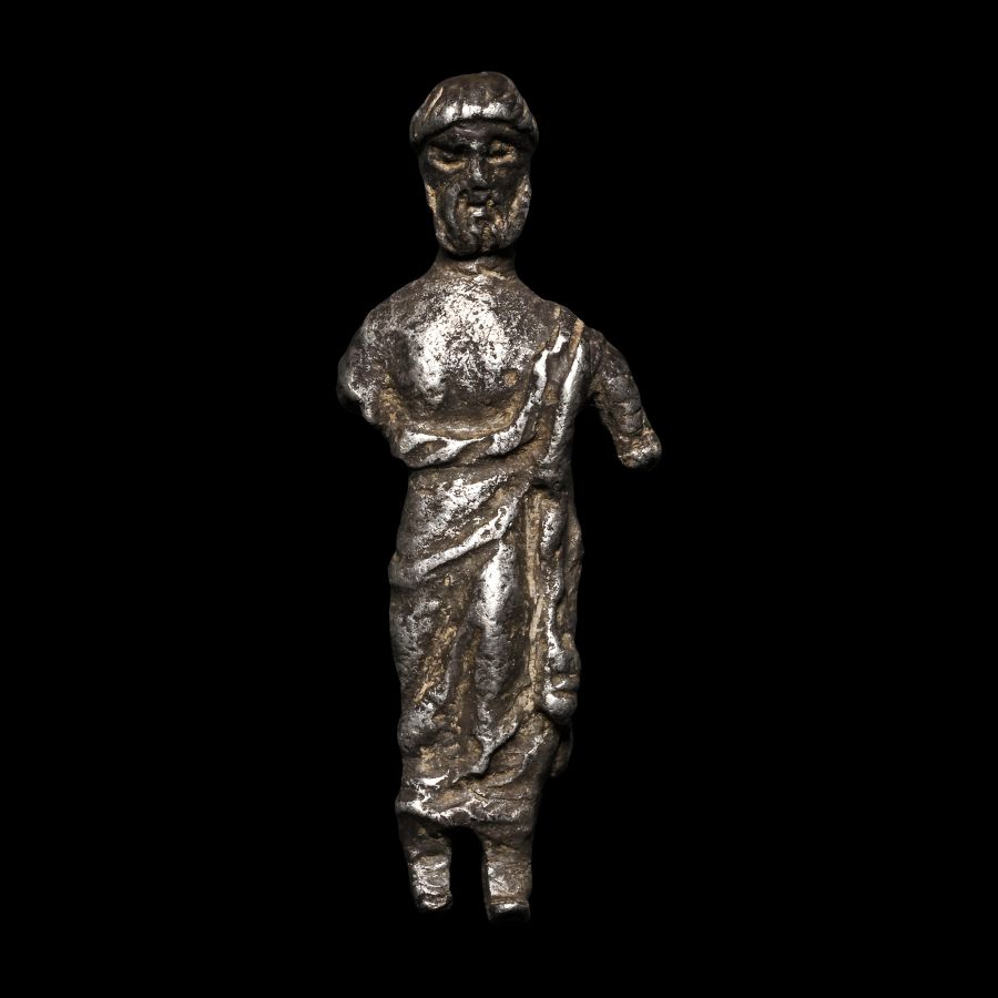 Roman Silver Figure of a Man