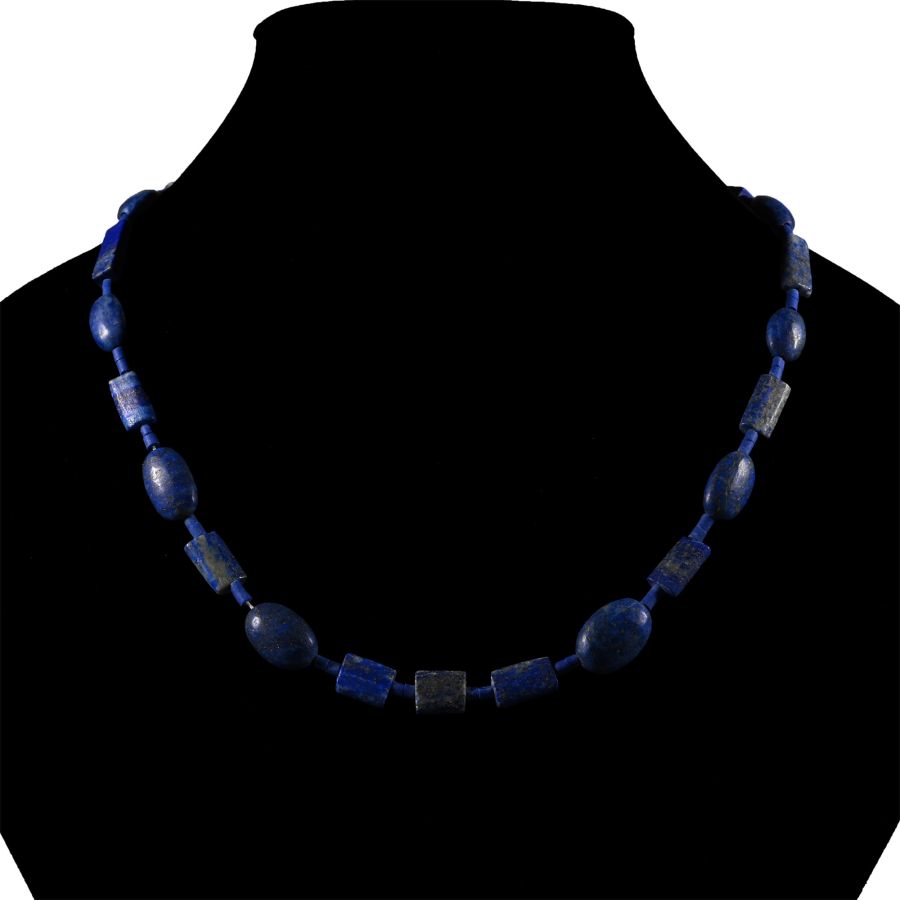 Bactrian Style Lapis Lazuli Bead Necklace String