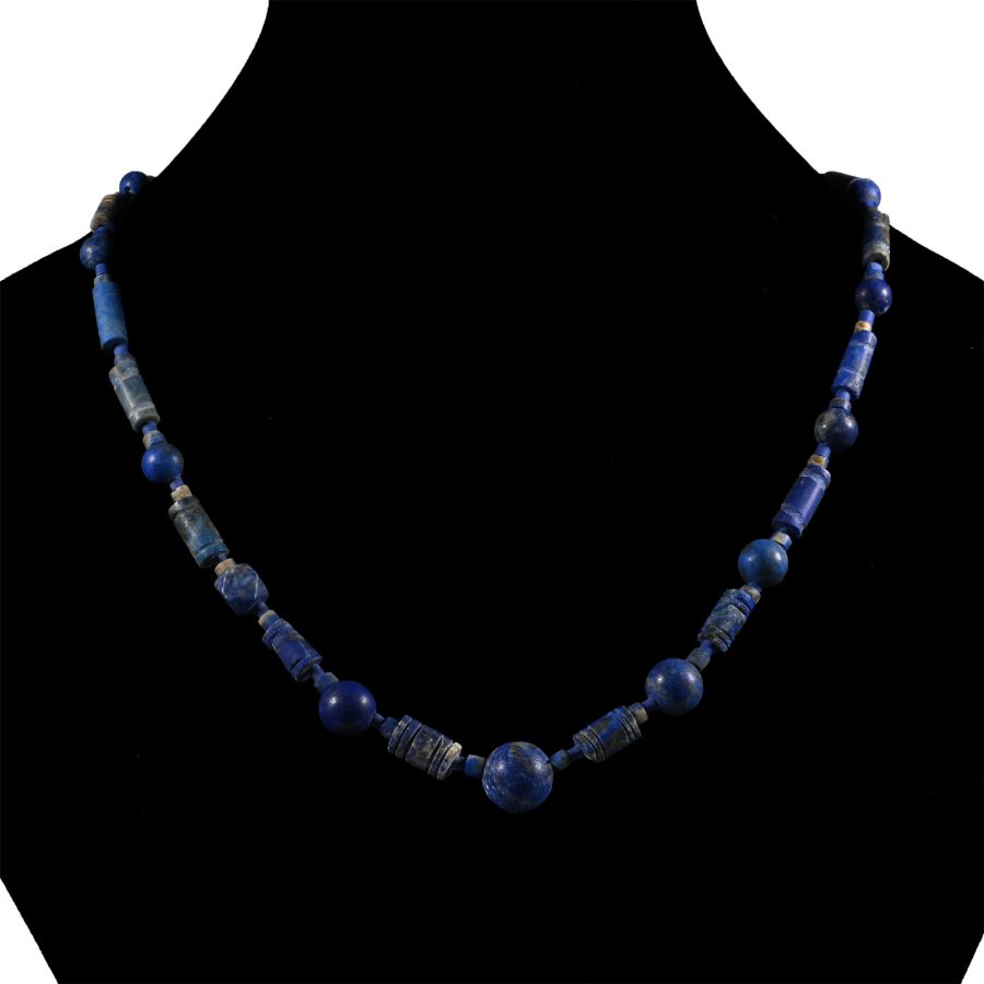 Bactrian Style Lapis Lazuli Bead Necklace String