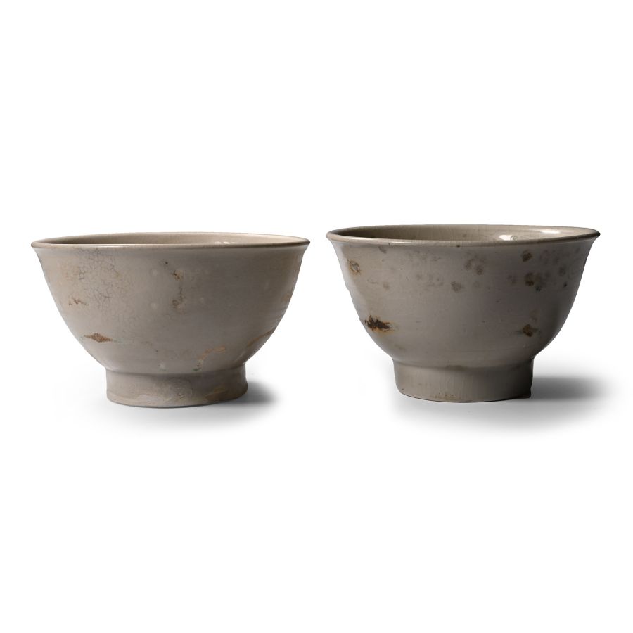 Hoi An Cargo Shipwreck Glazed Bowl Pair