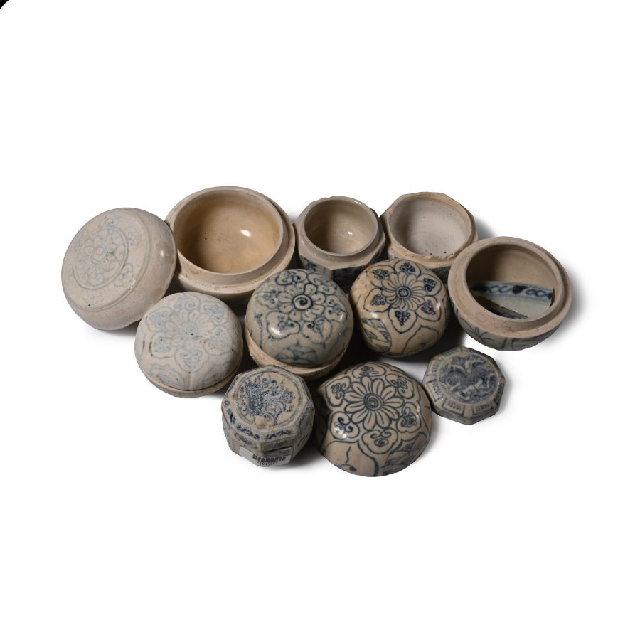 Hoi An Cargo Shipwreck Glazed Box Part Group