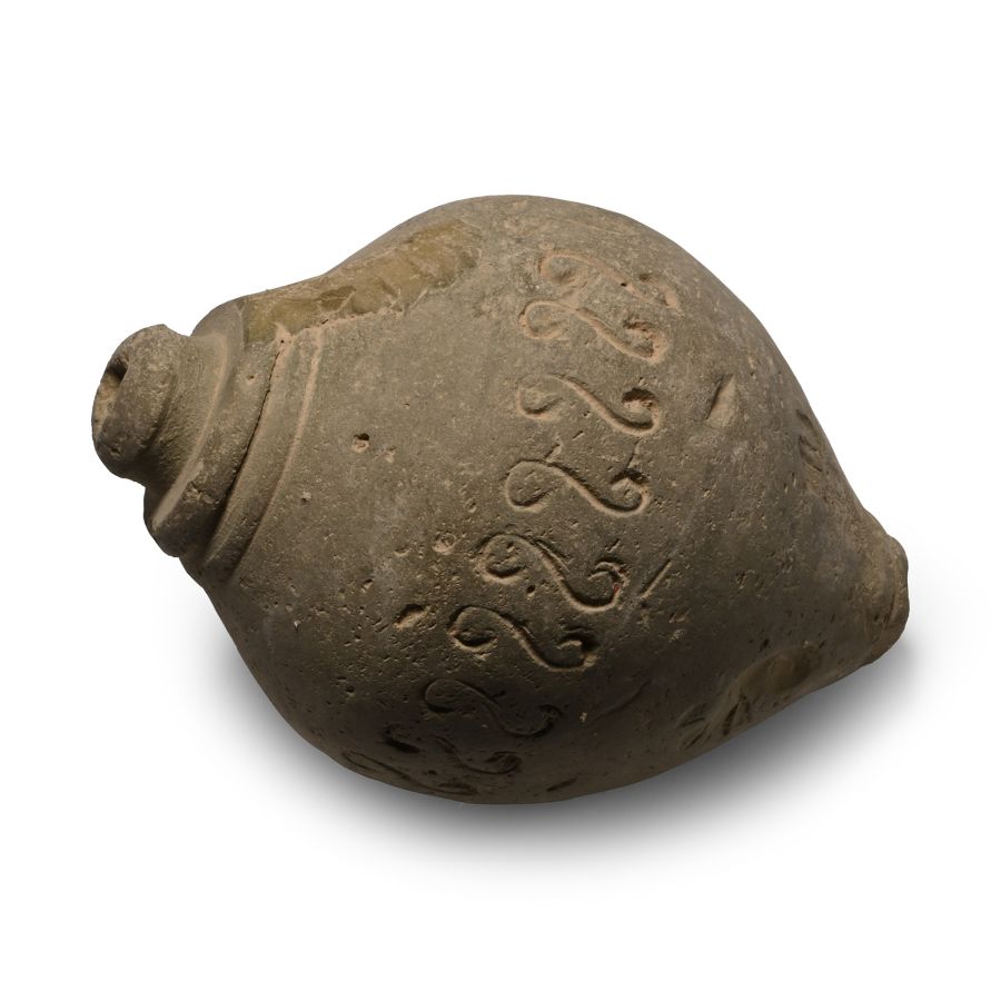 Byzantine 'Greek Fire' Ceramic Fire Bomb or Hand Grenade
