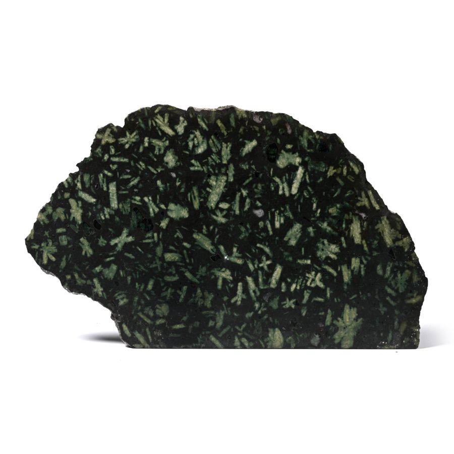 Large Historic Roman 'Spartan Basalt' Cut & Polished Green Porphyry Sheet