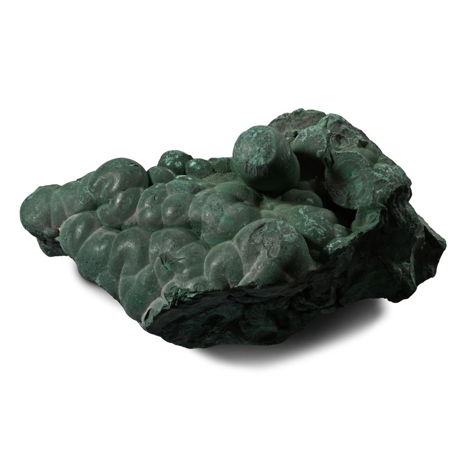 Massive Green Malachite Boulder Section
