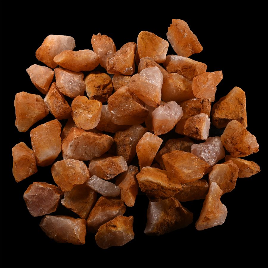 Rose Quartz Mineral Specimen Group [50]
