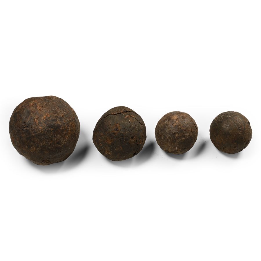 Civil War Iron Shot Collection