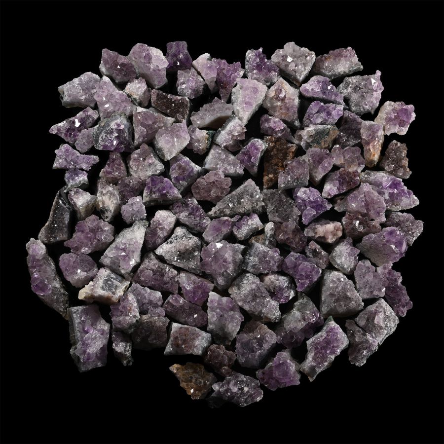 Amethyst Crystal Mineral Specimen Group [100]