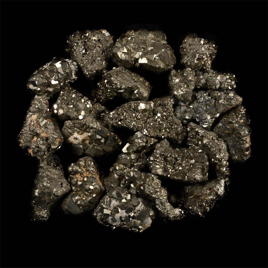 Medium-Sized Pyrite Crystal Display Collection [20]