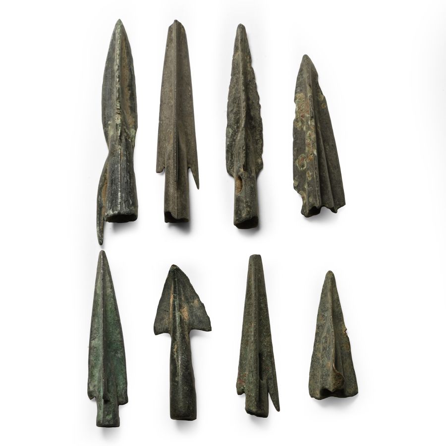 Greek Period Bronze Arrowhead Collection