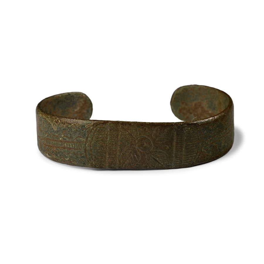 Viking Period Bronze Decorated Bracelet